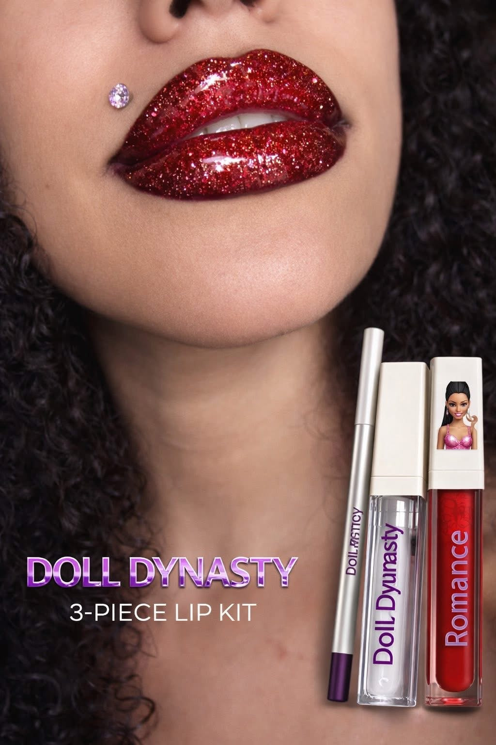 Doll Dynasty (3)Piece Lip Kits